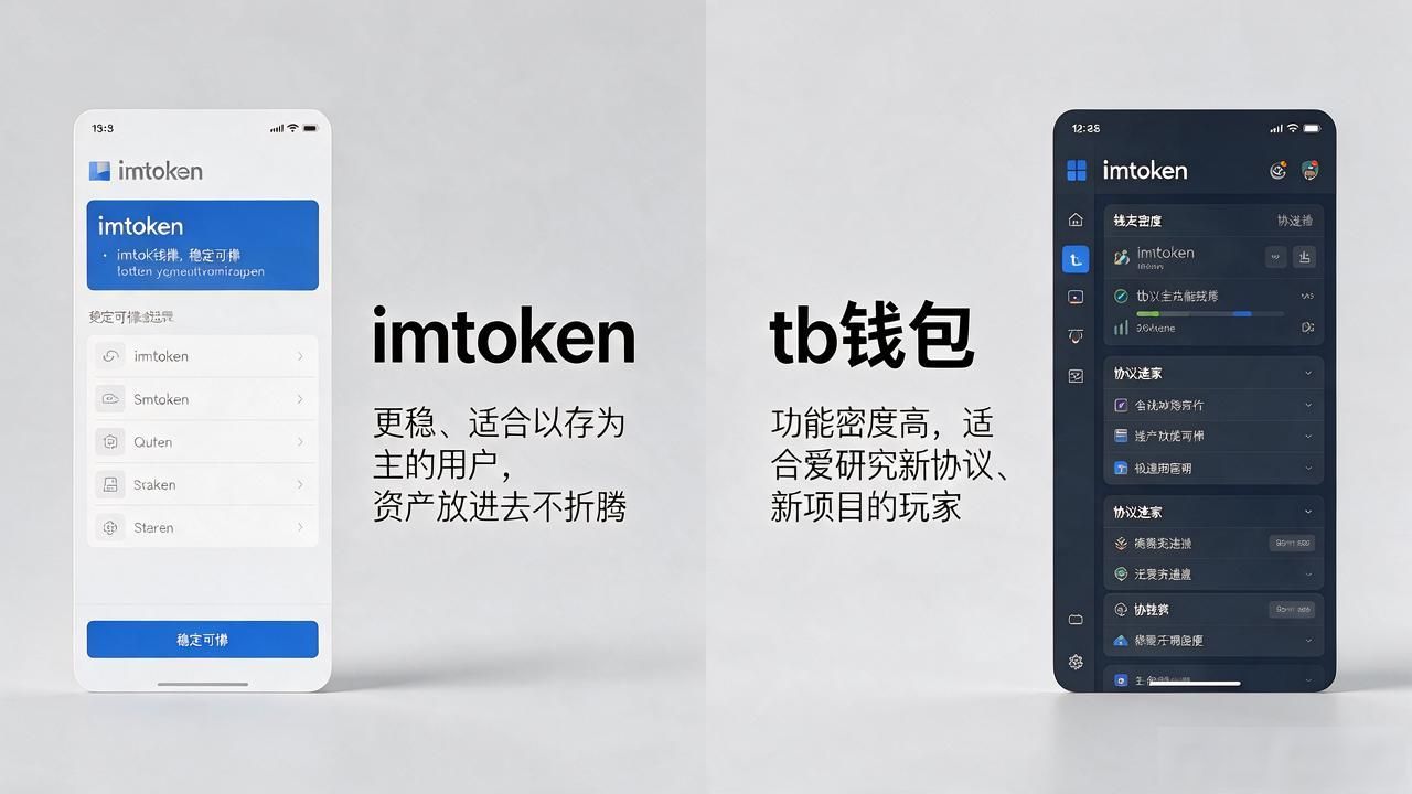 imtoken钱包和tb钱包区别在哪？用了大半年我讲明白