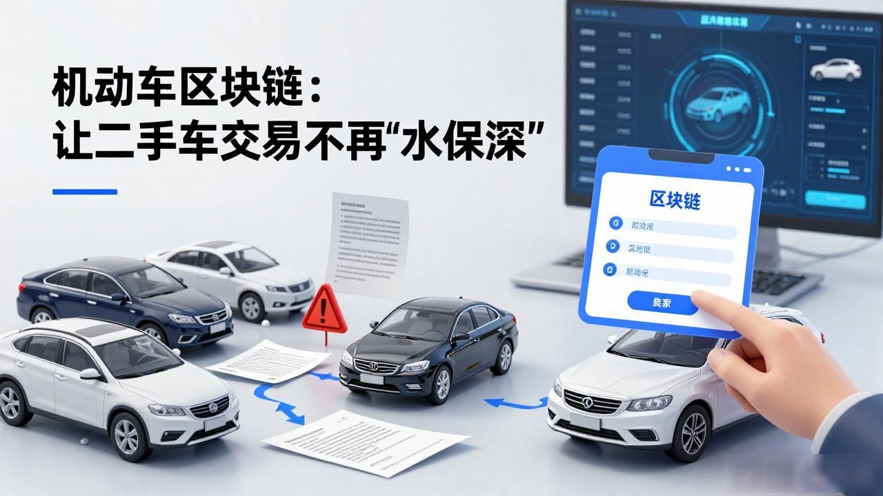 机动车区块链：让二手车交易不再“水很深”