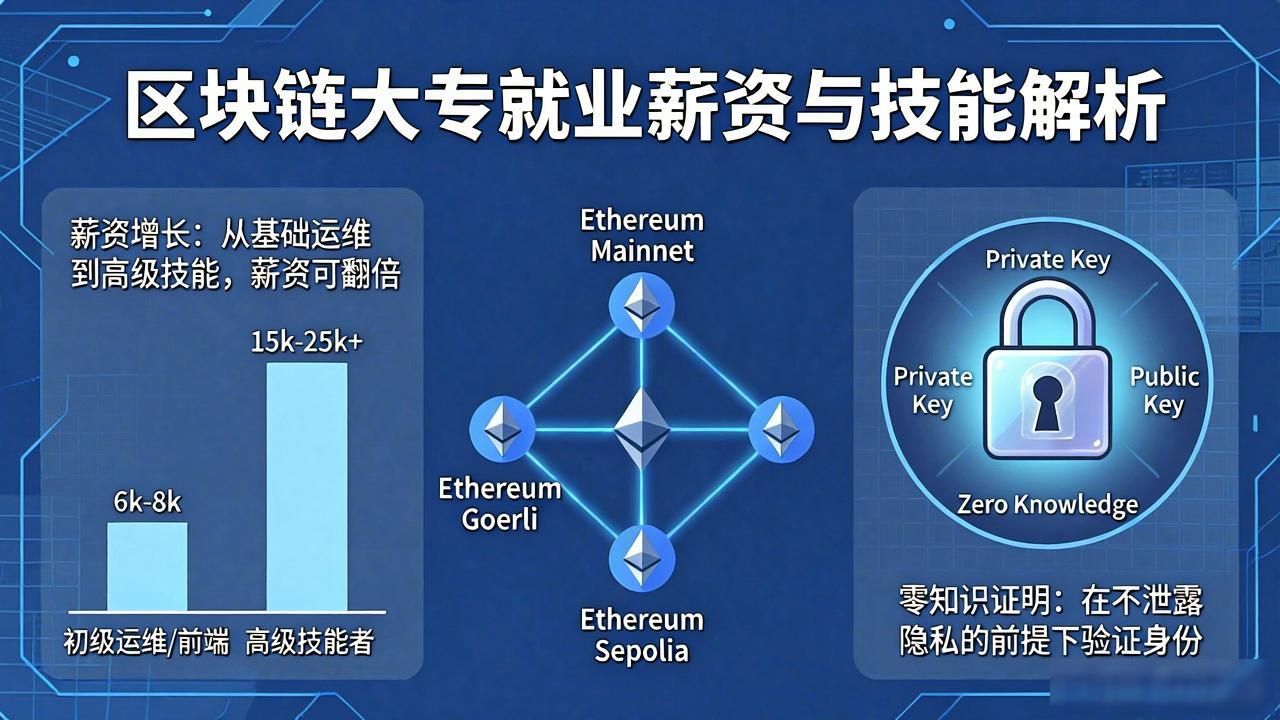区块链大专能学什么？就业到底香不香