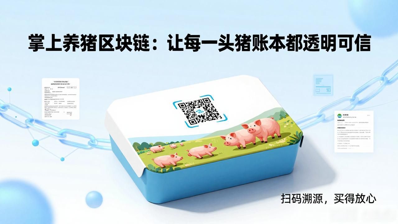 掌上养猪区块链：让每一头猪的账本都透明可信
