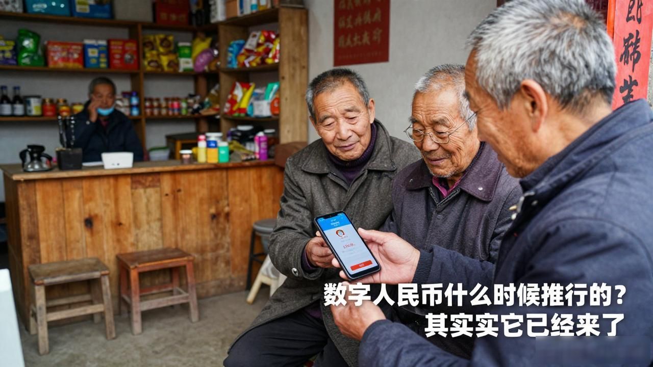 数字人民币什么时候推行的？其实它已经来了