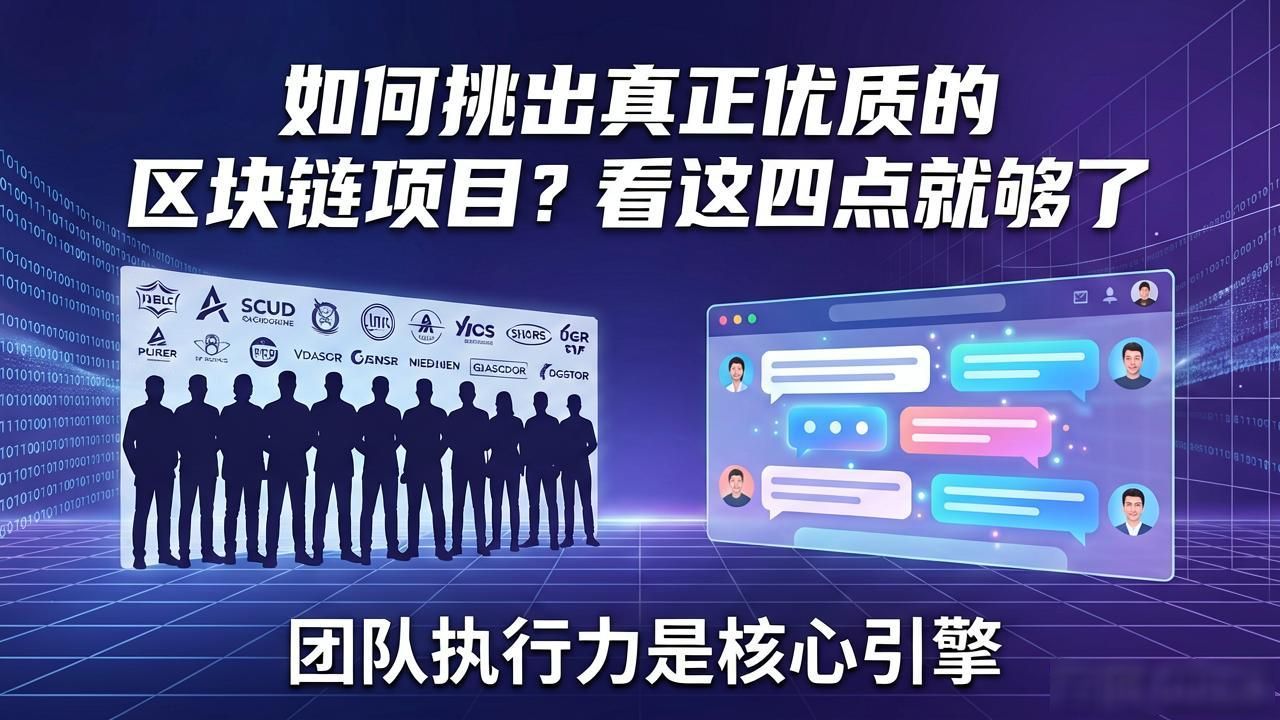如何挑出真正优质的区块链项目？看这四点就够了