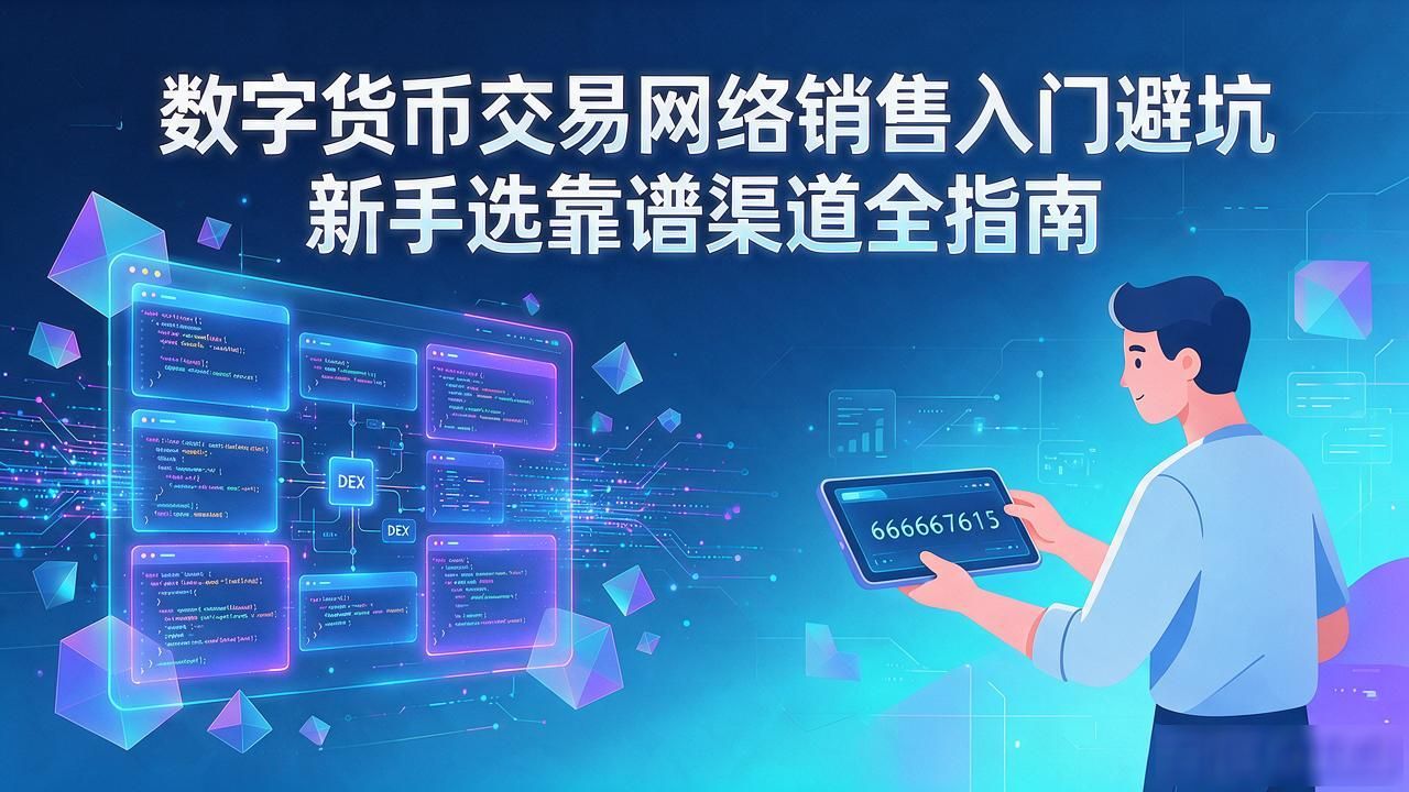 数字货币交易网络销售入门避坑 新手选靠谱渠道全指南
