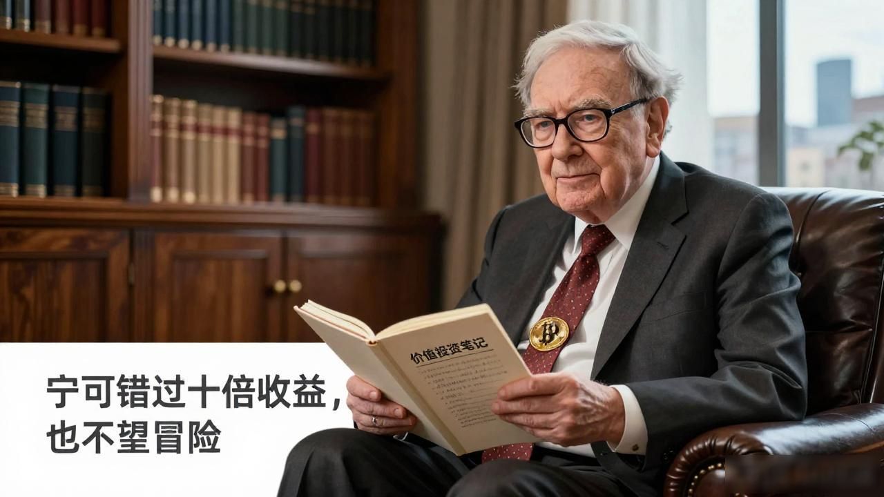 巴菲特为什么不买比特币？他说了一句话让人清醒