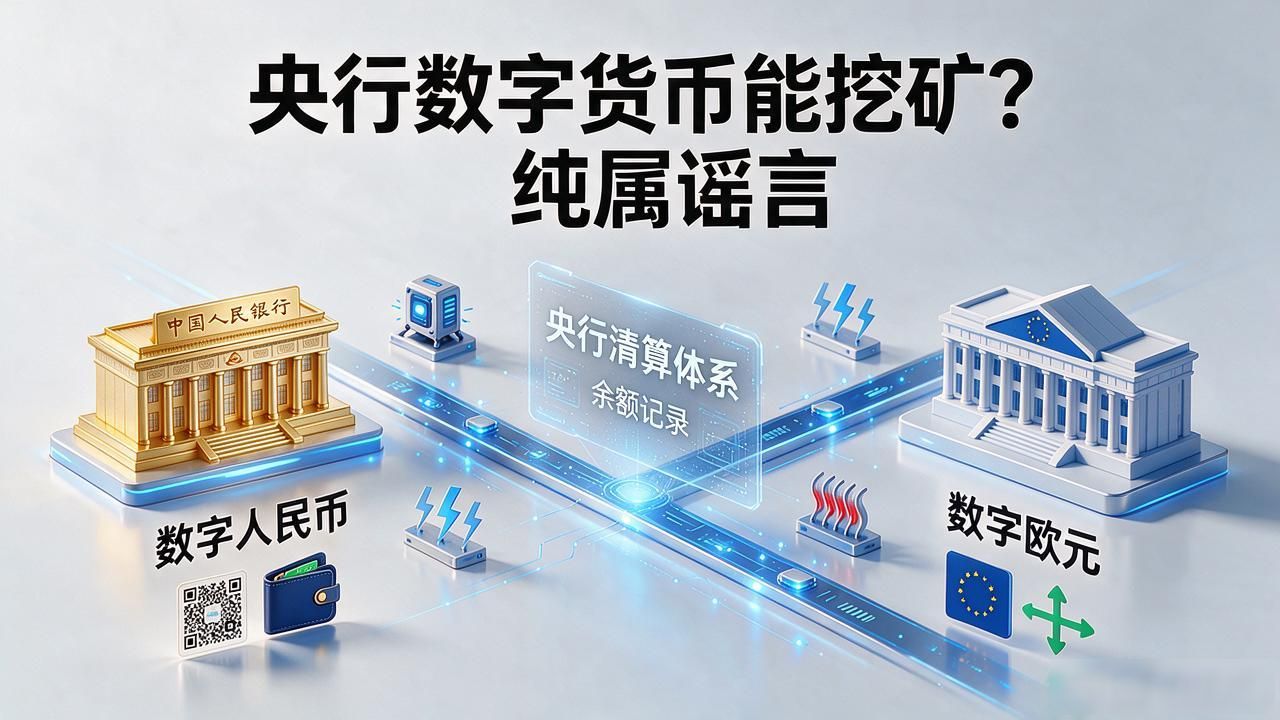 央行数字货币能挖矿？纯属谣言
