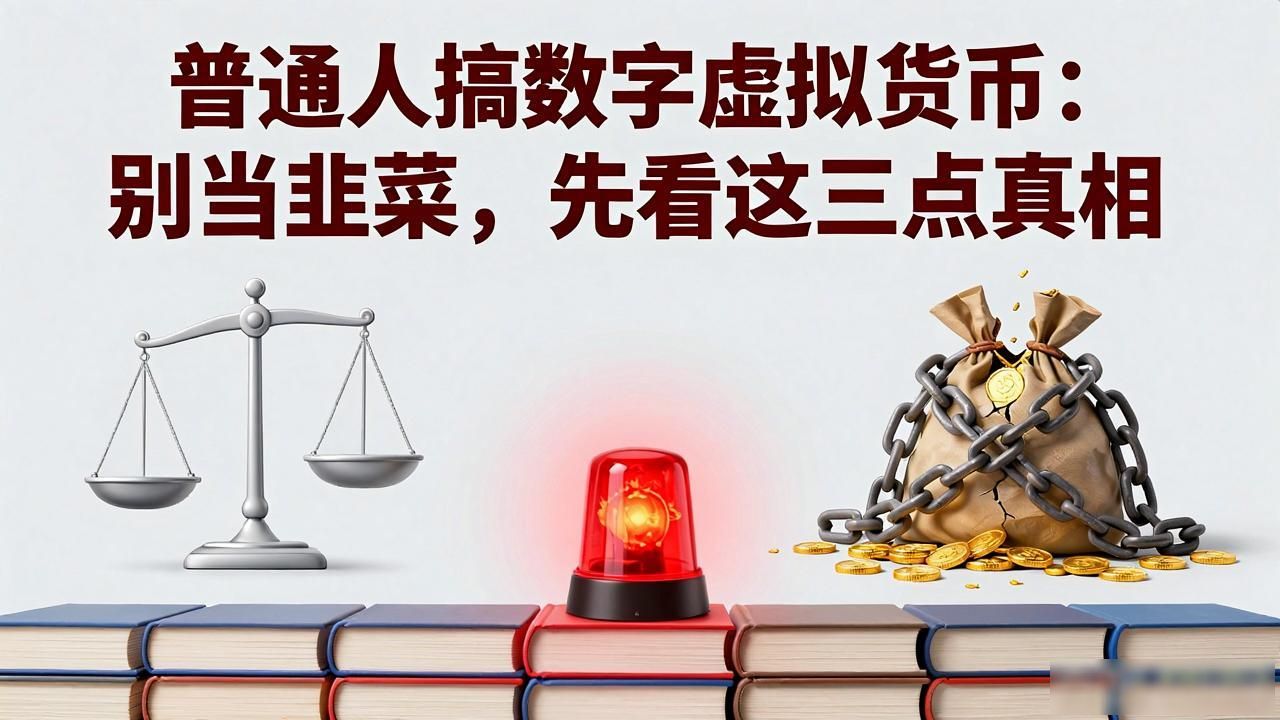 普通人搞数字虚拟货币：别当韭菜，先看这三点真相