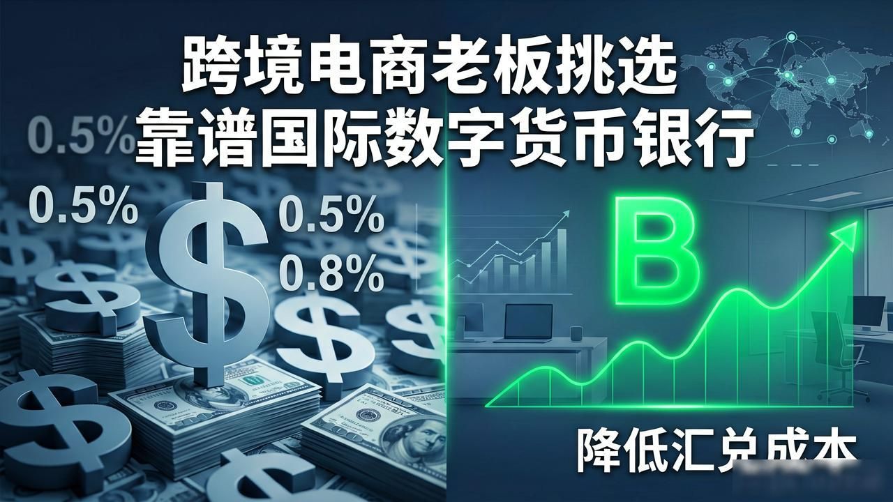 跨境电商老板必看：如何挑选靠谱的国际数字货币银行？