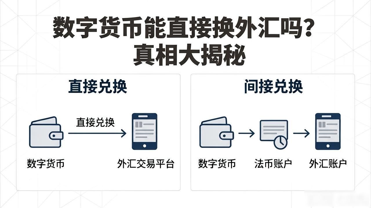 数字货币能直接换外汇吗？真相大揭秘