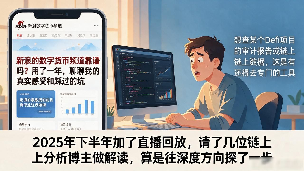 新浪的数字货币频道靠谱吗？用了一年，聊聊我的真实感受和踩过的坑