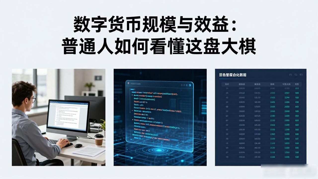 数字货币规模与效益：普通人如何看懂这盘大棋