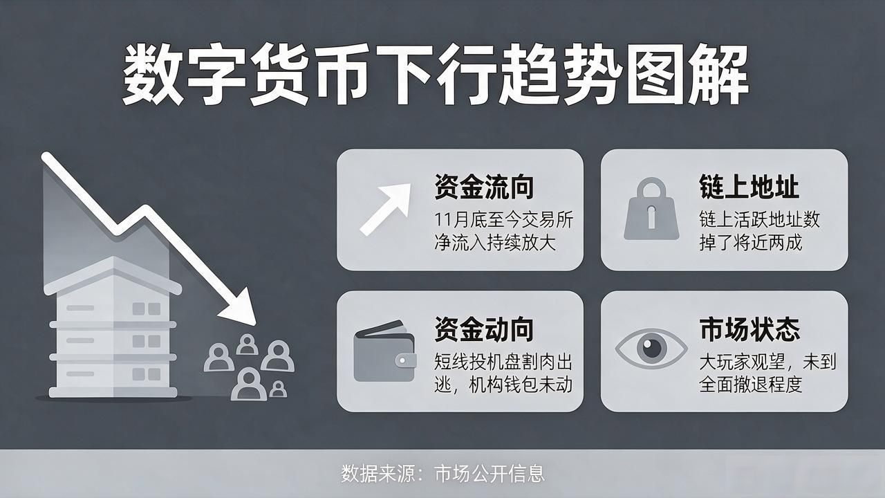 数字货币下行趋势图解：这轮币圈跌到哪了，一张图讲明白