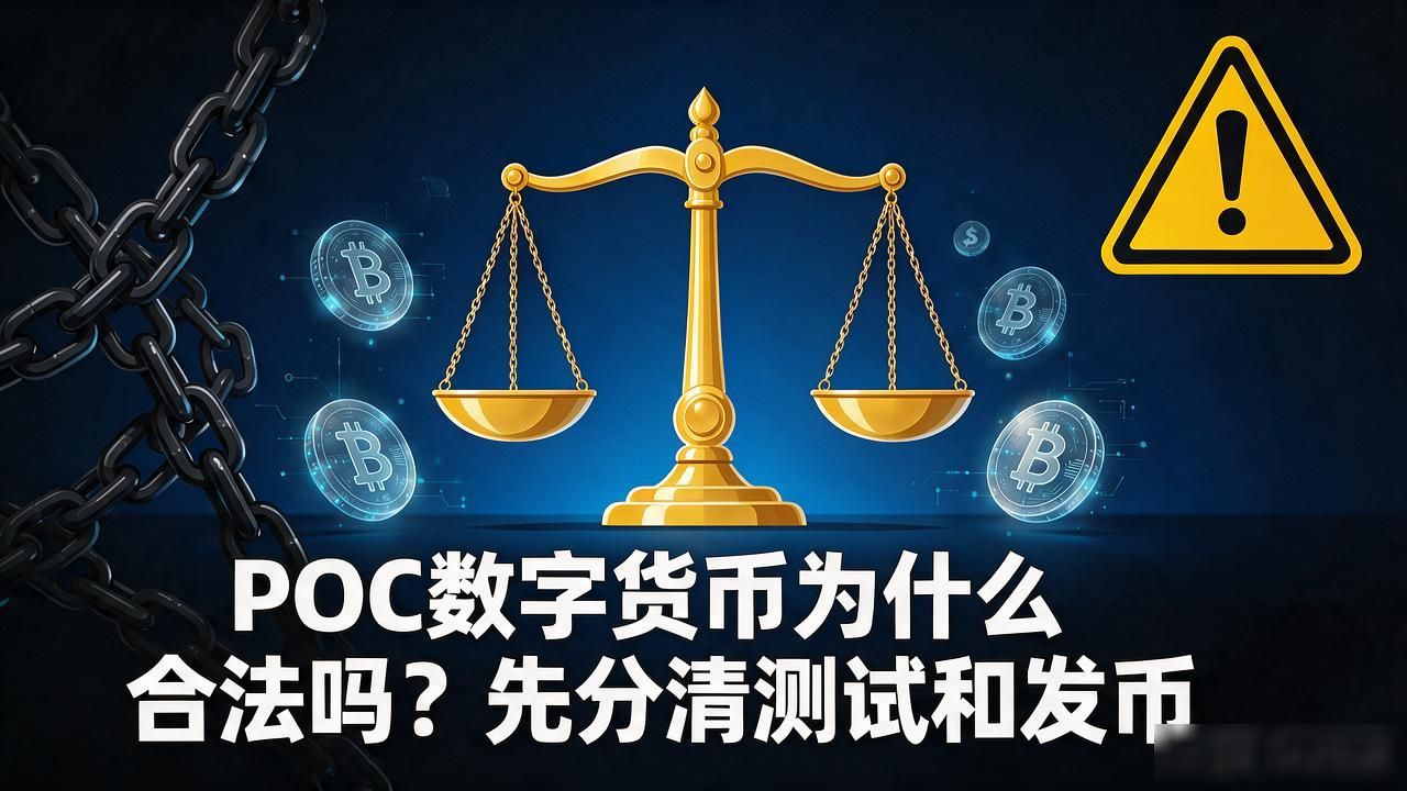 POC数字货币为什么合法吗？先分清测试和发币