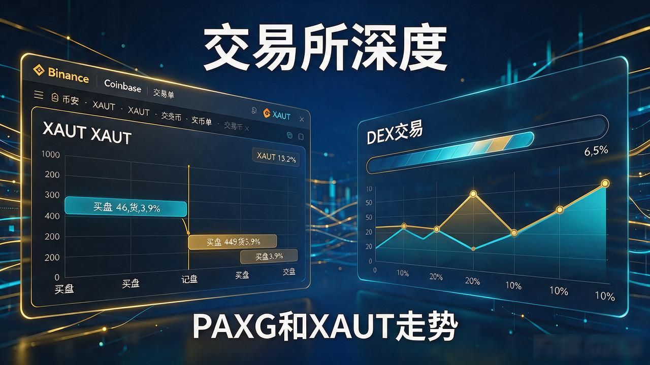 数字黄金货币最新价格多少，今天PAXG和XAUT走势