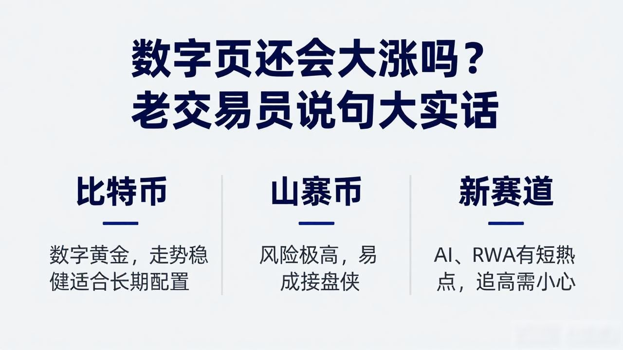 数字货币还会大涨吗？老交易员说句大实话