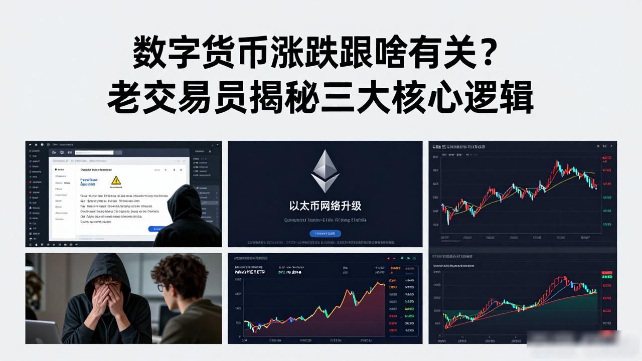 数字货币涨跌跟啥有关？老交易员揭秘三大核心逻辑