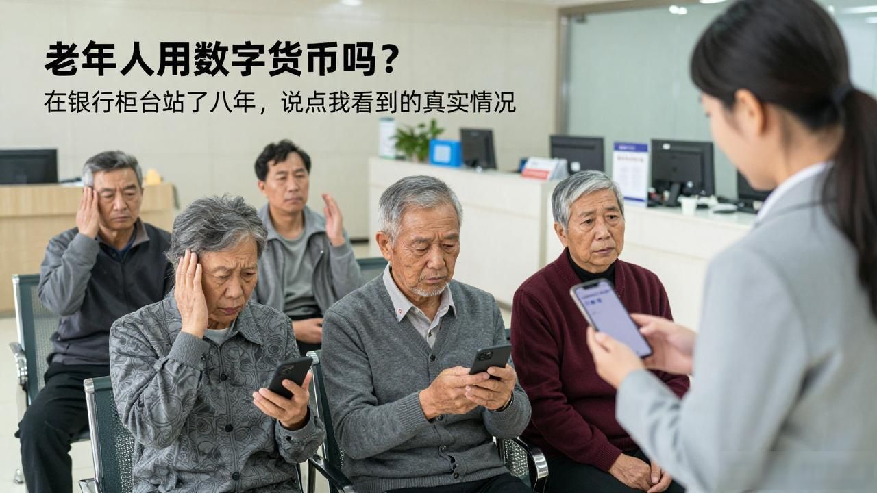 老年人用数字货币吗？在银行柜台站了八年，说点我看到的真实情况