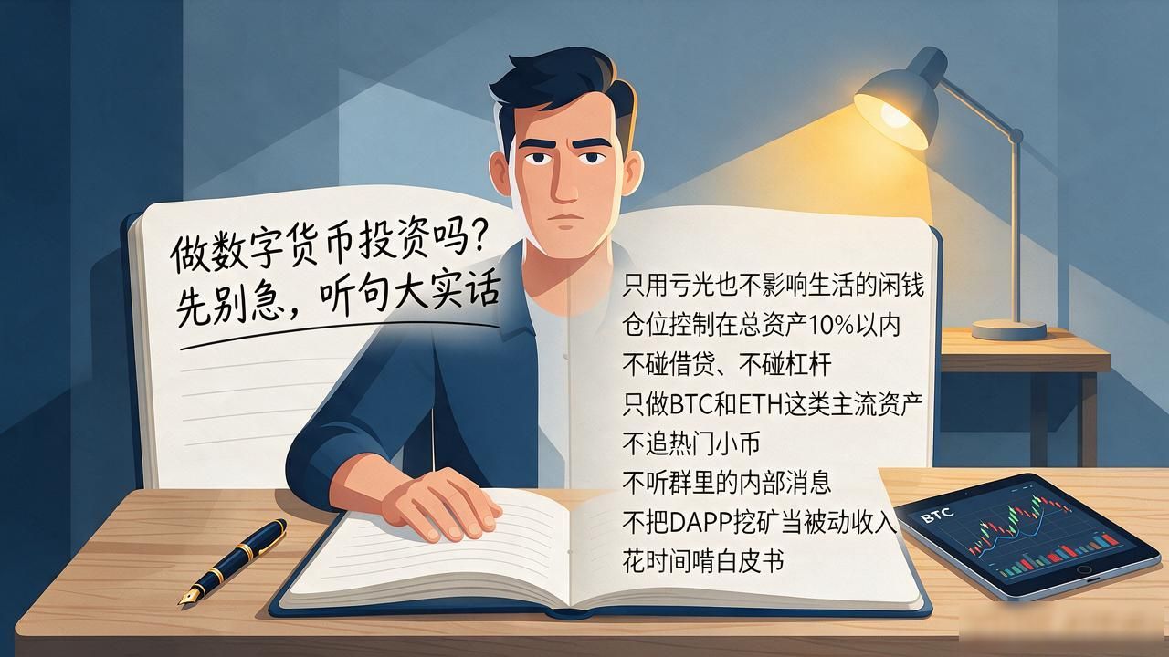 做数字货币投资吗？先别急，听句大实话