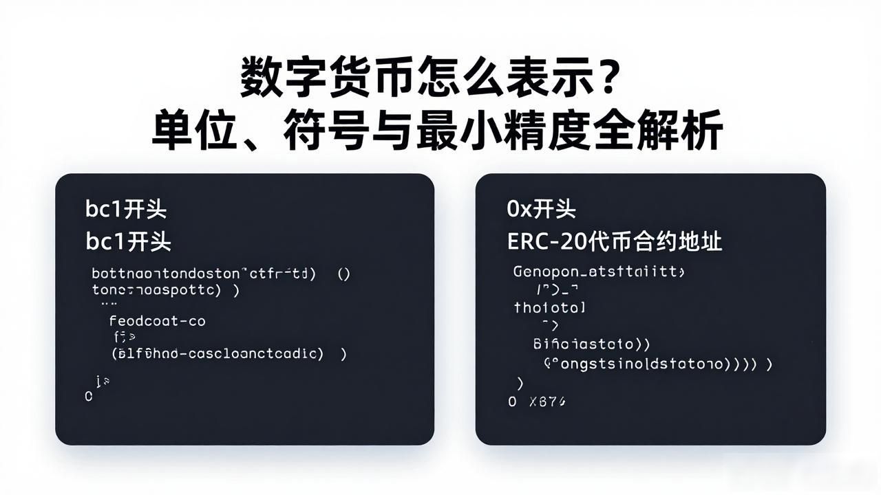 数字货币怎么表示？单位、符号与最小精度全解析