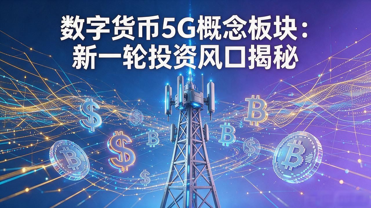 数字货币5G概念板块：新一轮投资风口揭秘