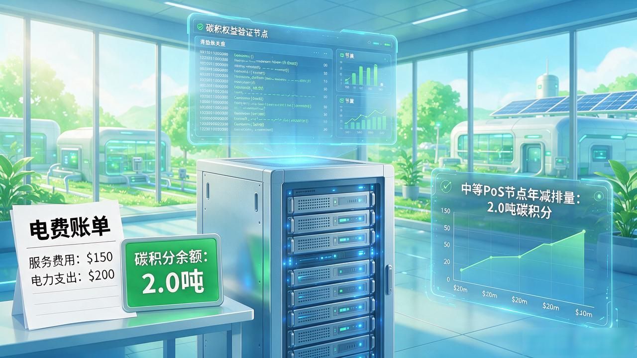 绿色环保数字加密货币到底怎么绿？电费砍半、碳积分变现全讲透了