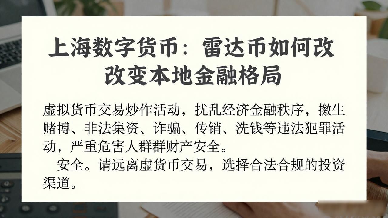 上海数字货币：雷达币如何改变本地金融格局