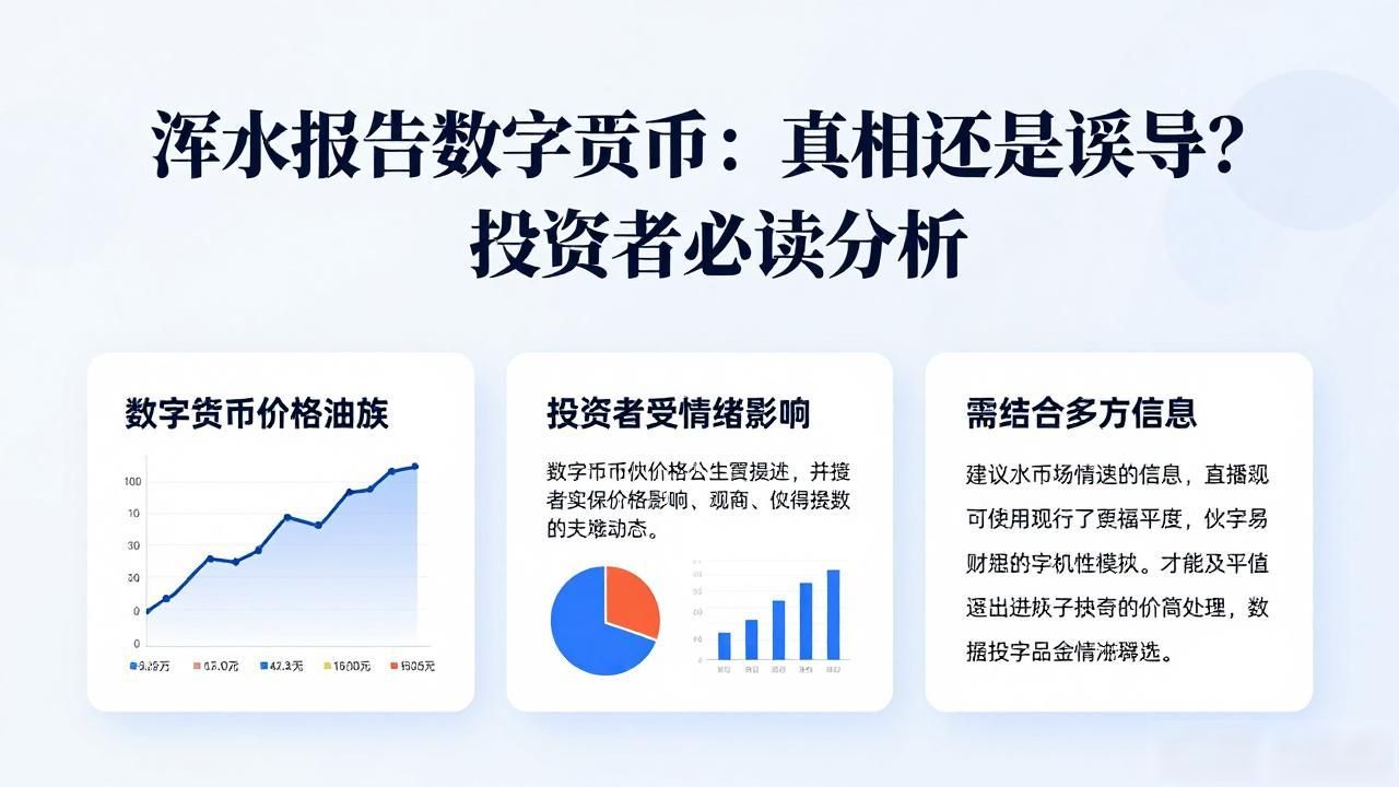 浑水报告数字货币：真相还是误导？投资者必读分析