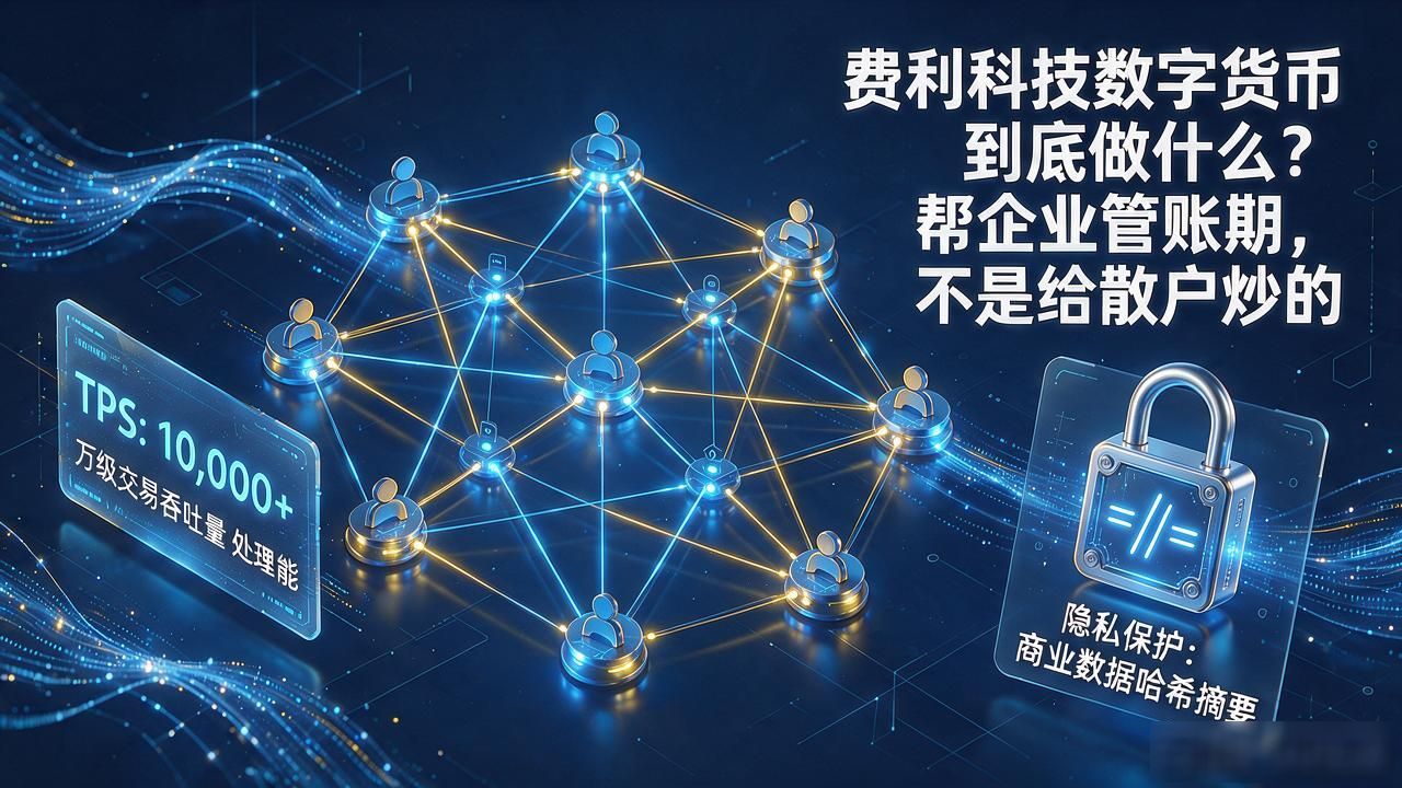 费利科技数字货币到底做什么？帮企业管账期，不是给散户炒的