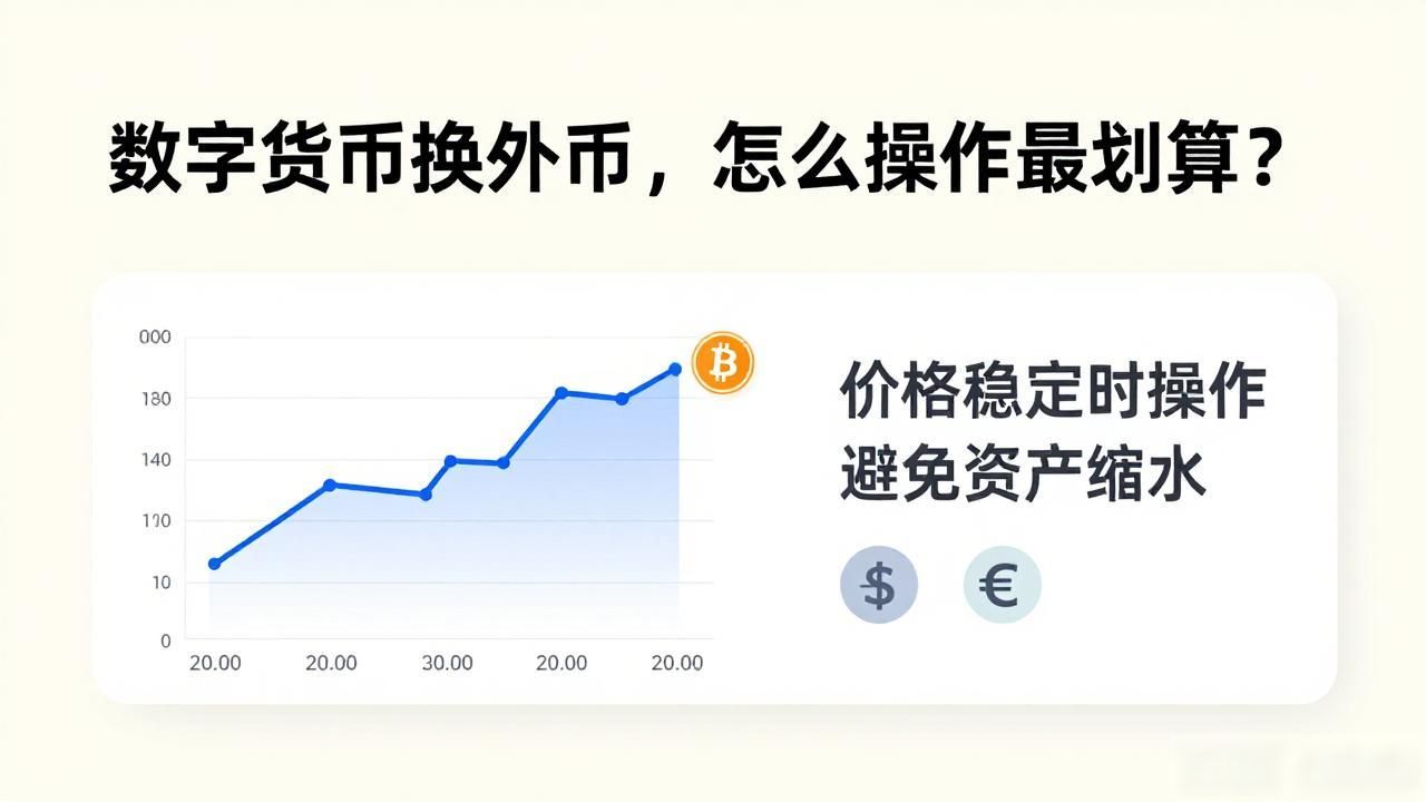 数字货币换外币，怎么操作最划算？