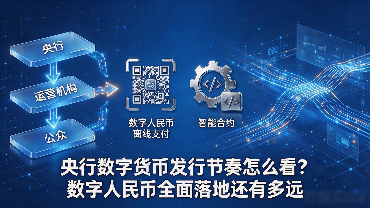 央行数字货币发行节奏怎么看？数字人民币全面落地还有多远