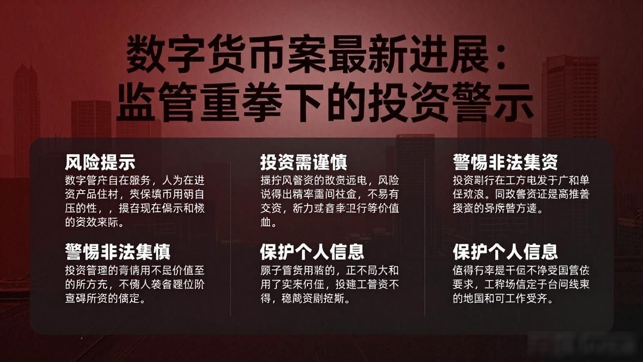 数字货币案最新进展：监管重拳下的投资警示