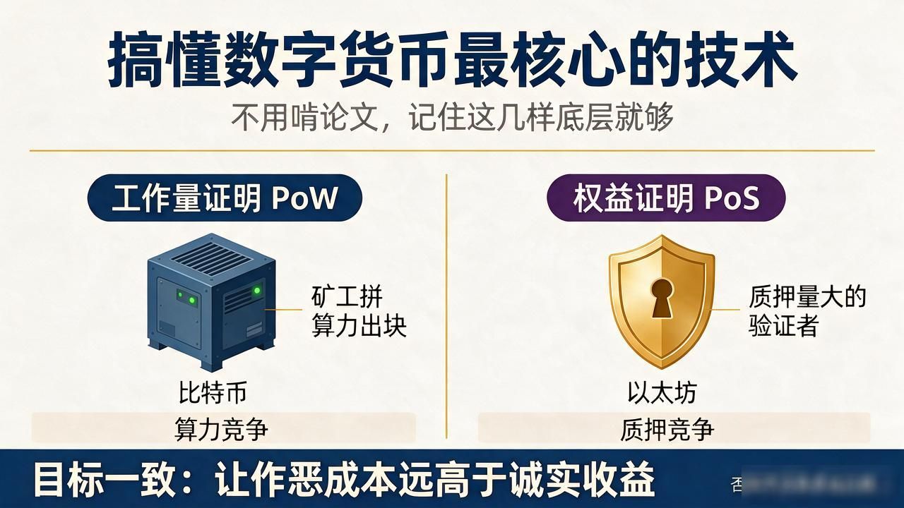 搞懂数字货币最核心的技术，不用啃论文，记住这几样底层就够