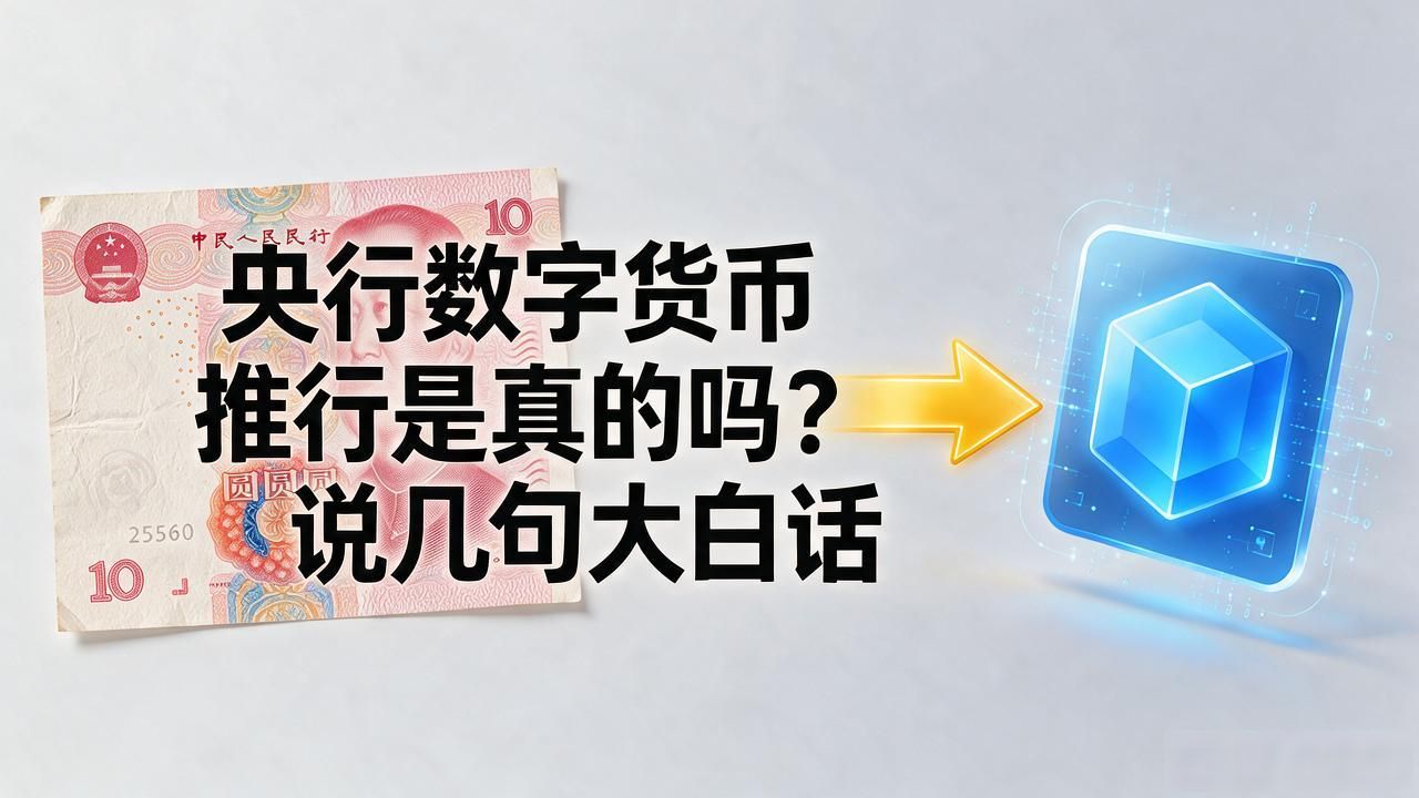 央行数字货币推行是真的吗？说几句大白话