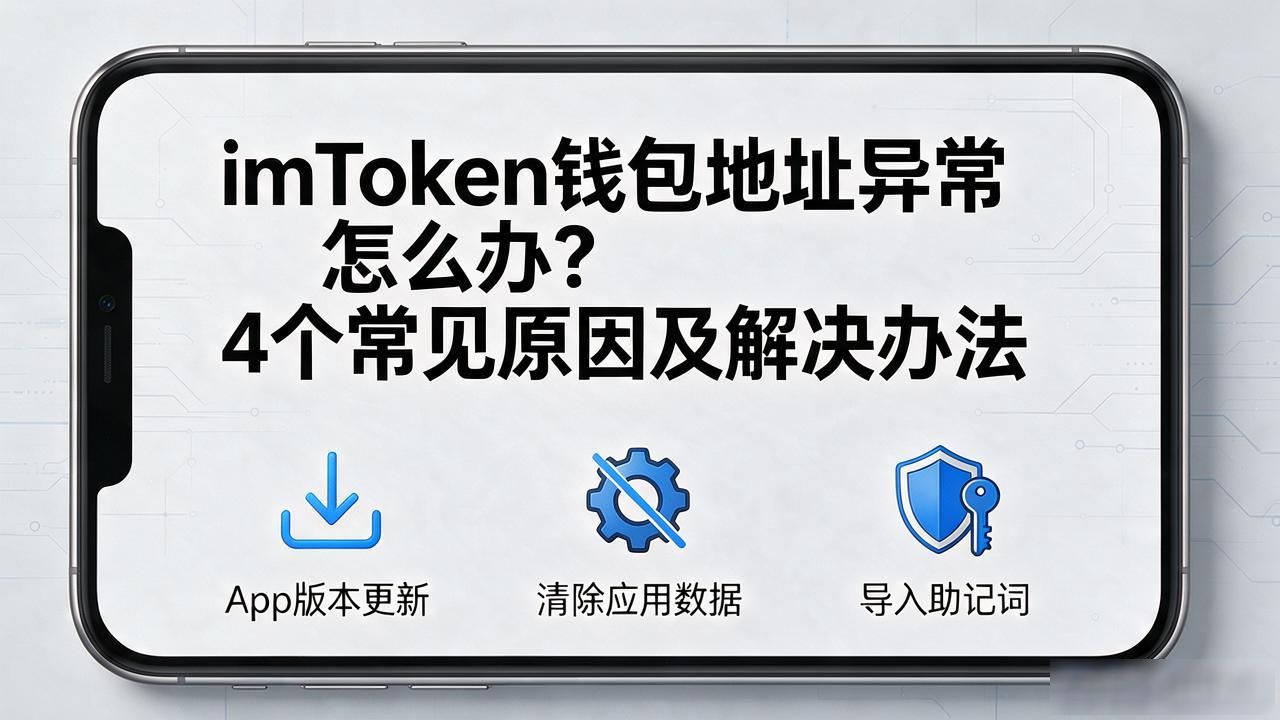 imToken钱包地址异常怎么办？4个常见原因及解决办法