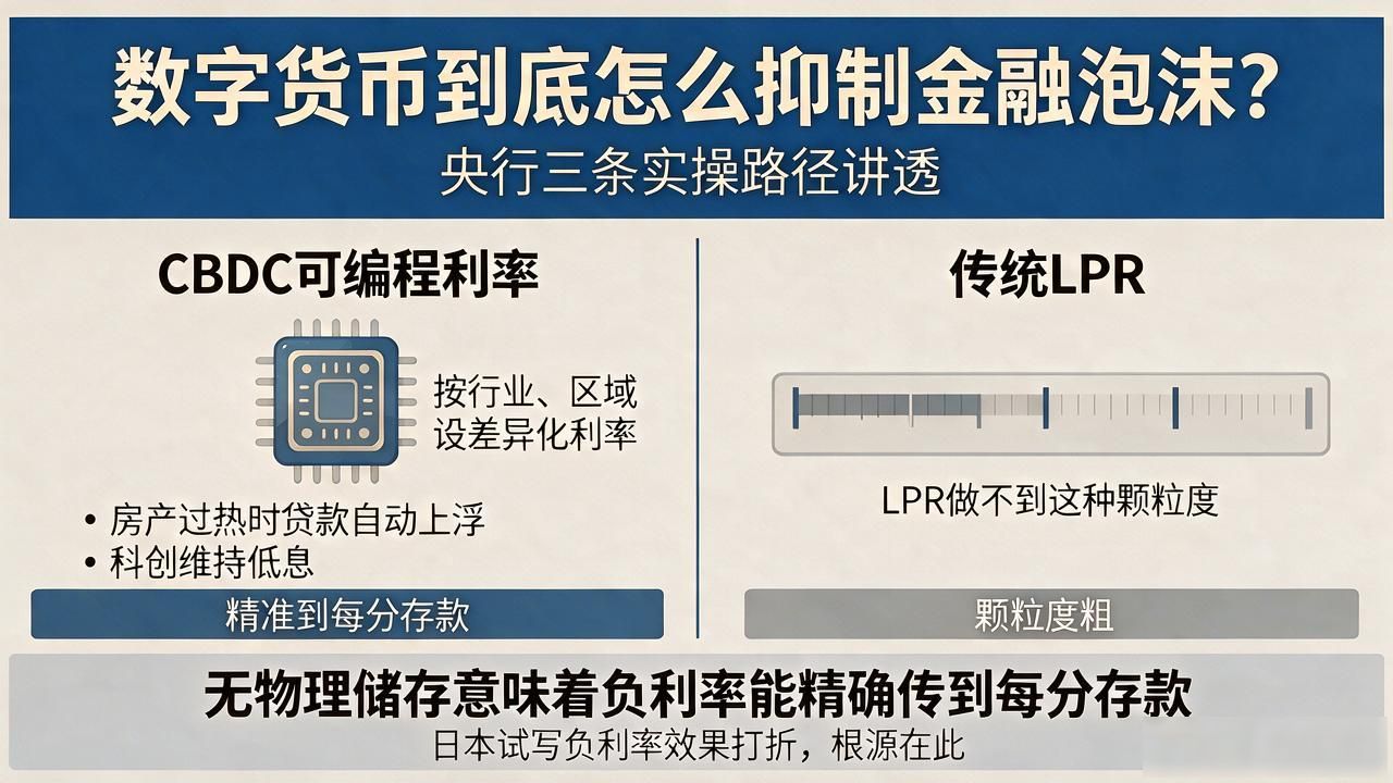 数字货币到底怎么抑制金融泡沫？央行三条实操路径讲透