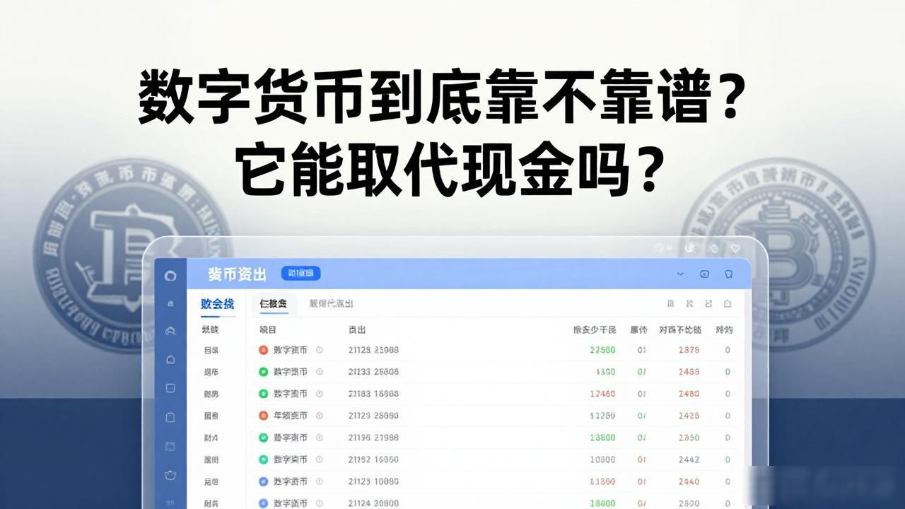 数字货币到底靠不靠谱？它能取代现金吗？