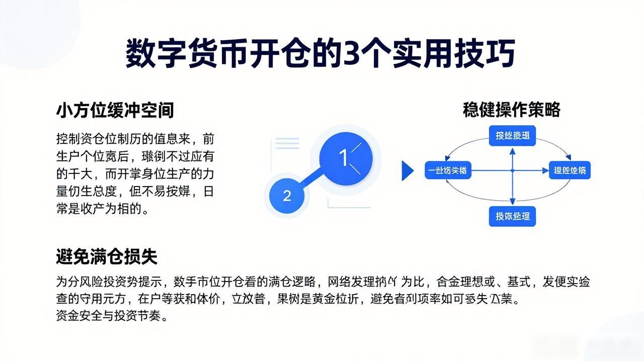 数字货币开仓的3个实用技巧