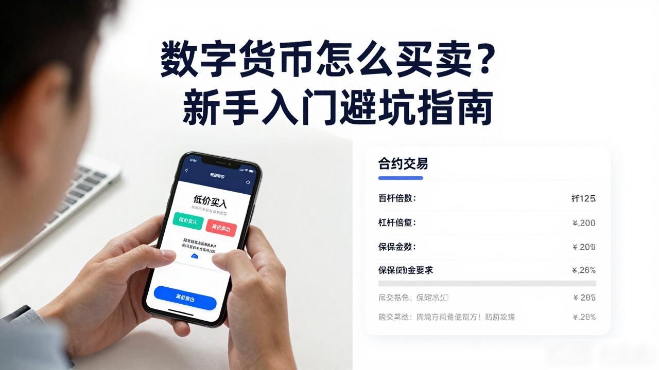 数字货币怎么买卖？新手入门避坑指南