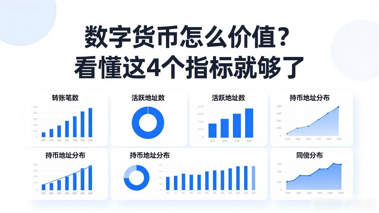 数字货币怎么估值？看懂这4个指标就够了
