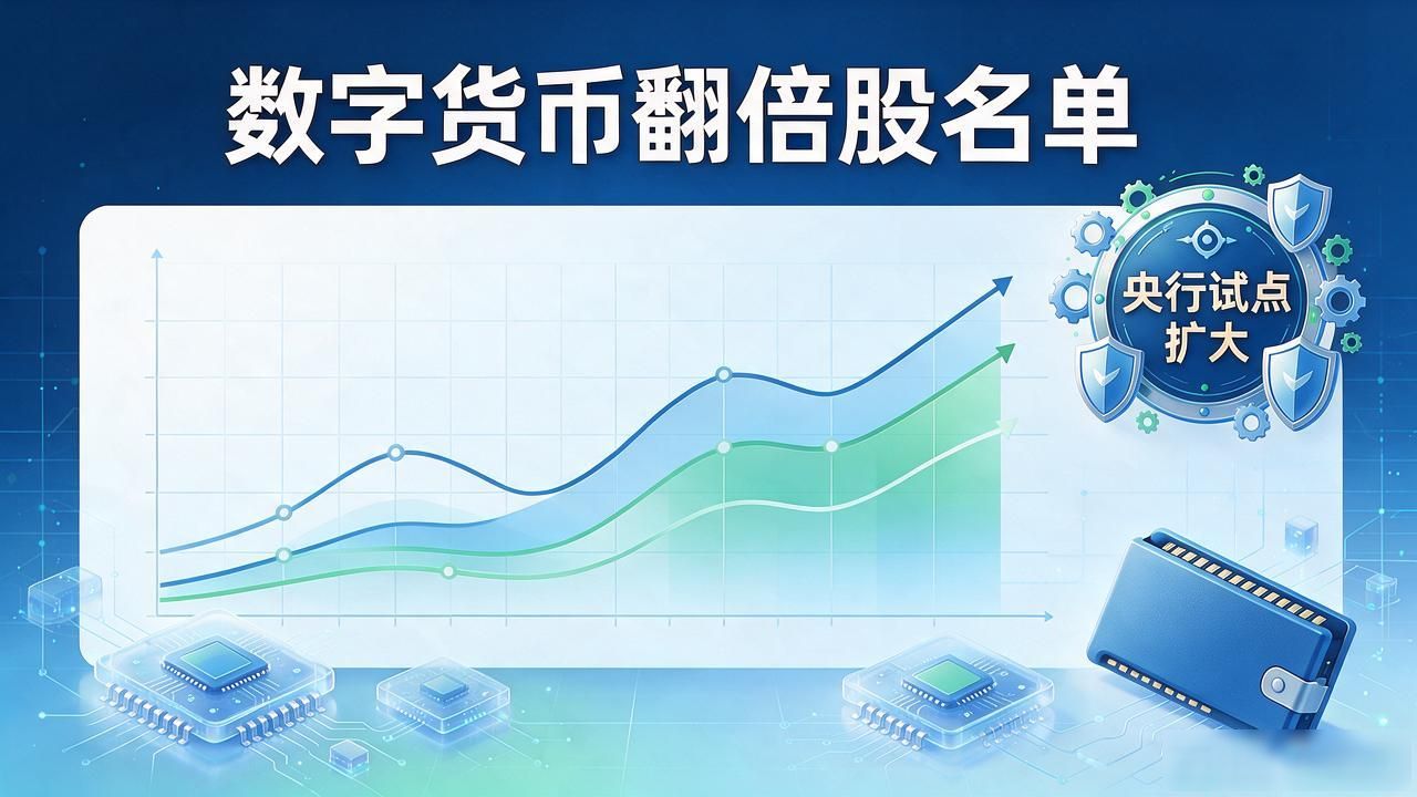 数字货币翻倍股名单：2026年这几只概念票真翻过倍，别追高了