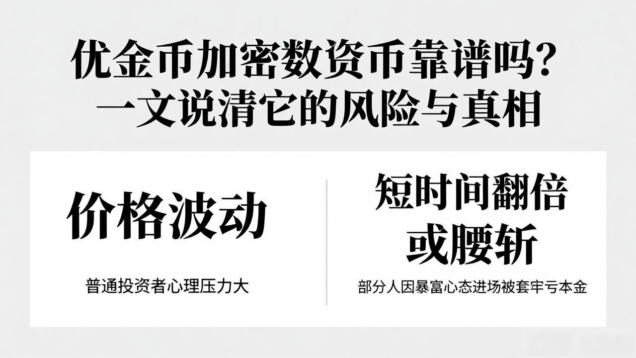 优金币加密数字货币靠谱吗？一文说清它的风险与真相