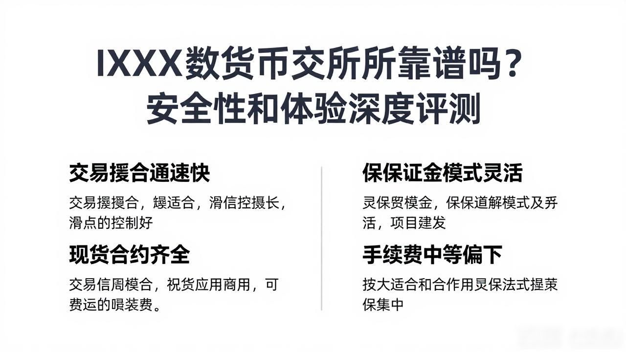 IXX数字货币交易所靠谱吗？安全性和体验深度评测