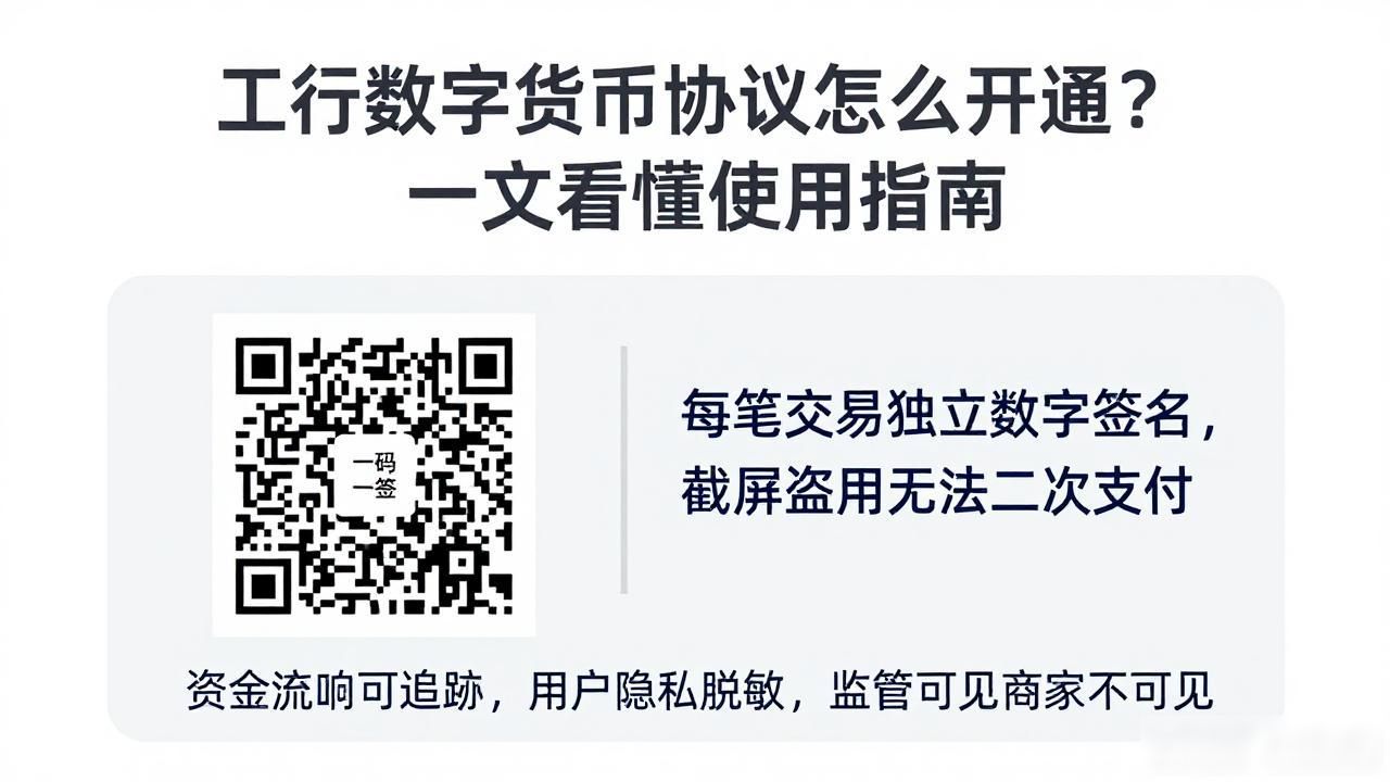 工行数字货币协议怎么开通？一文看懂使用指南